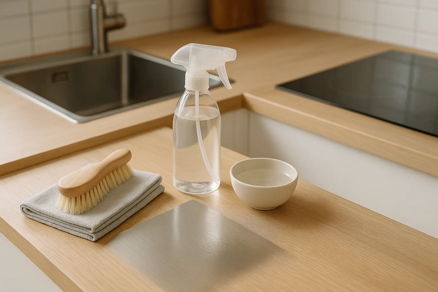 Inspect surfaces first, then clean: A considered principle for the household