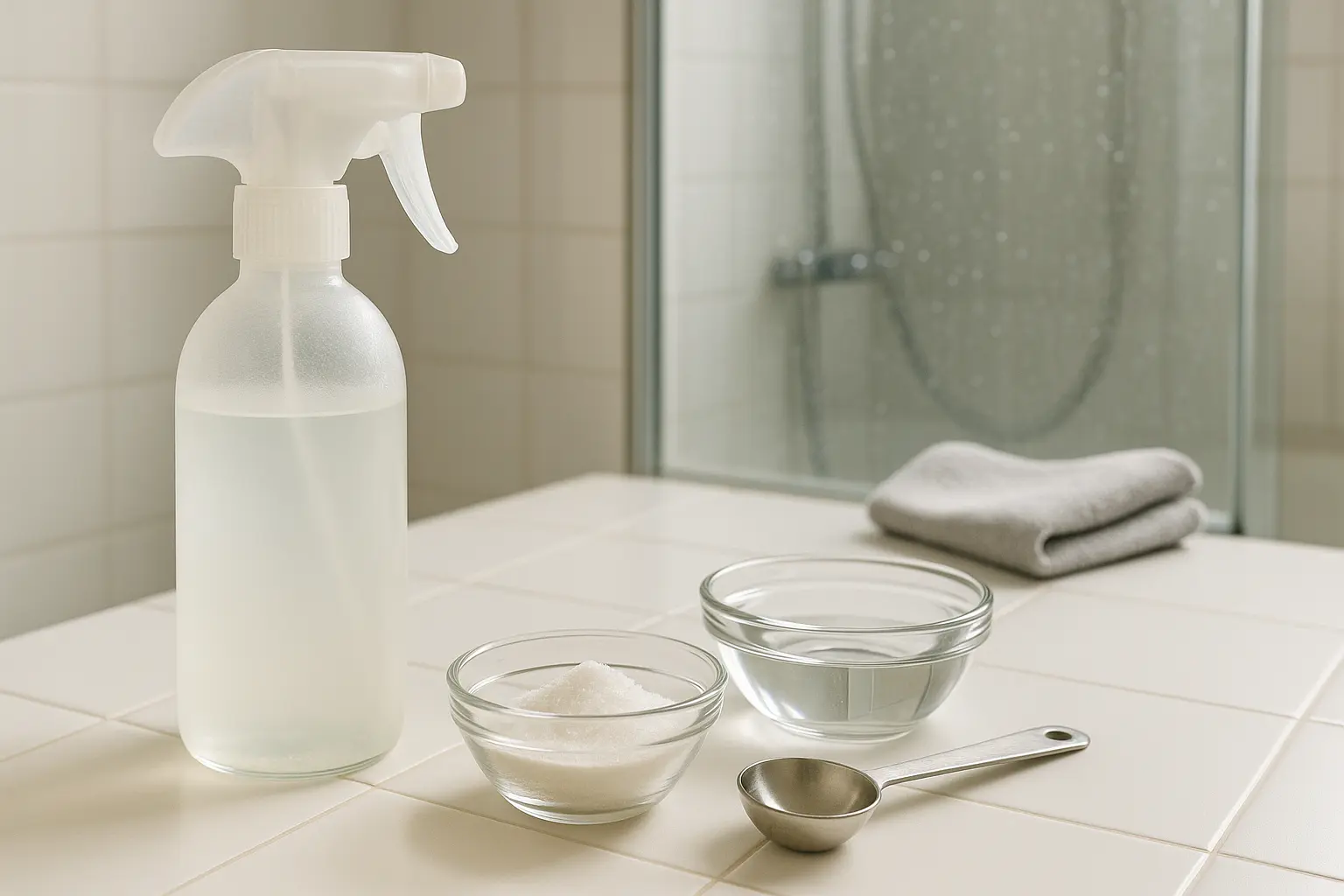 Self-mixed bathroom cleaner: what to watch for with acids